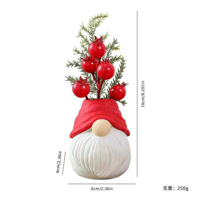 Christmas Dwarf Dolls, Santa Claus, Snowman, Resin Christmas Decorations and Ornaments