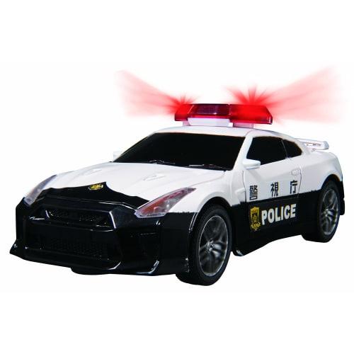 

Jozen Light Drive 1/32 Scale Radio Control Nissan GT-R Police Car, White, JRVC125-WH