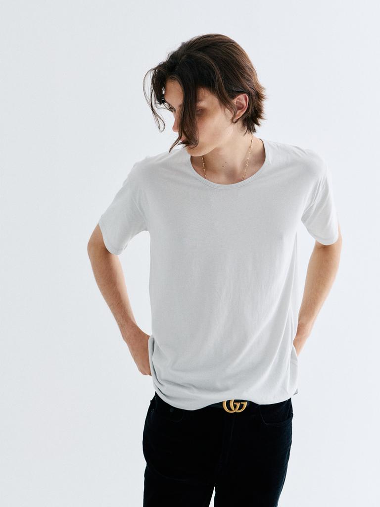 GOZER Under Half T-Shirt_Light Gray