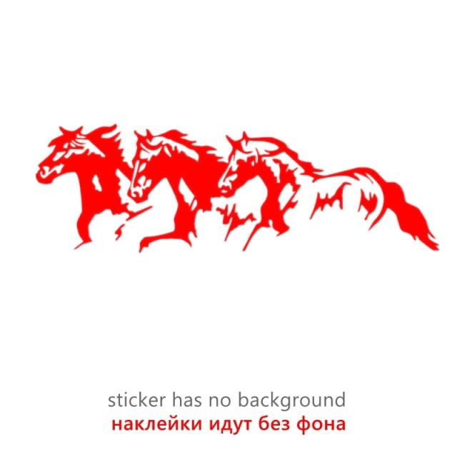 

Ck3386 #Бегущие лошади виниловая автомобильная наклейка водонепроницаемая крутая водонепроницаемая съемная наклейка самоклеящаяся автомобильная наклейка s 80x26 cm