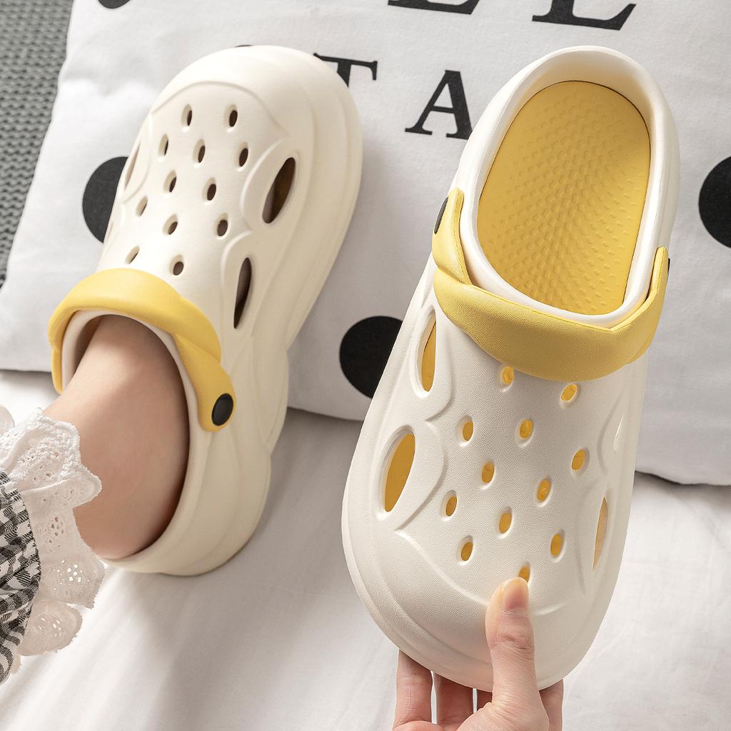 Platform Women Clogs Shoes Beach Garden Thick Bottom Sandals Fashion Comfortable Clogs Indoor Outdoor Ladies Hole Shoes