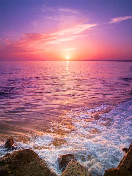 Diamond Painting Kit Seaside Sunset Landscape Full Square/round 5d Diy Embroidery Mosaic Beach Scenery Home Decor