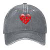 New Heart Baseball Cap Luxury Hat Rave Streetwear New Hat Designer Unisex Womens