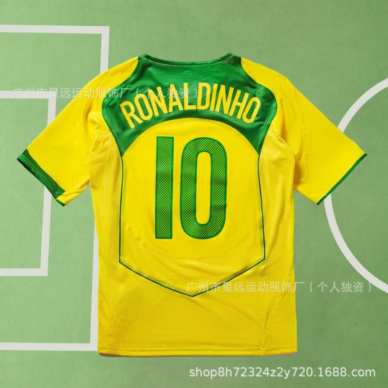 Brazil Retro Football Jersey Short Long Sleeve National Team World Cup Vintage Soccer Shirt