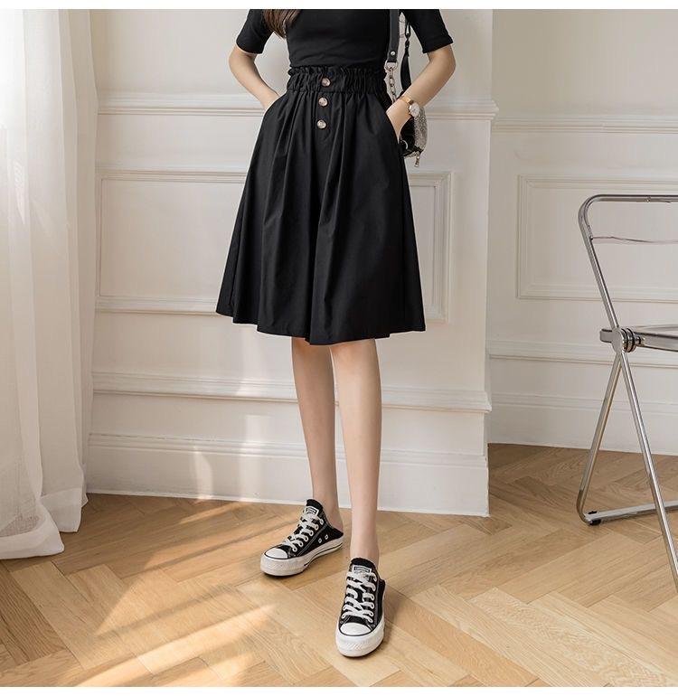 Letnie Damskie Luźne Szorty z Szerokimi Nogawkami Letnie Plażowe Proste Casualowe Chłodne Wygodne Szorty z Wysokim Stanem