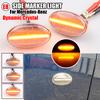 2x Dynamic LED Turn Signal Lights Side Marker Car Accessories for Mercedes-Benz Smart 450 & Benz W639 W168 W447