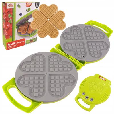 Waffle Maker Toy Home Appliance For Children Lights Sounds On Batteries Waffles