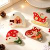 Holiday Gift Ideas for Women Christmas Cartoon Hair Claw Clip, Cute Clip Women, Non-slip Secure Grip Clips Half-tied Strong Hold Acrylic Accessories