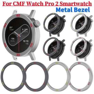 Dla Smartwatcha CMF Watch Pro 2 Metalowy Pierścień Ramki Wymiana Ochrona Ekranu Zegarka Ramka Obudowa Smartwatcha Pasek Pokrywa Ramka