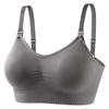 Seamless Plus Size Nursing Bra - Adjustable Front Buckle, Push-up, Postpartum, for Pregnant Women
