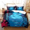 Classic Anime Perfect Blue Duvet Cover + 2 Pillowcases, Art Pattern Soft Bedding Set for Anime Lovers Daily Use