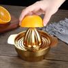 Stainless Steel Lemon Juicer Squeezer Manual Fruit Juicer Orange Juice Maker Portable Metal Citrus Juicer Kitchen Tools Gold111