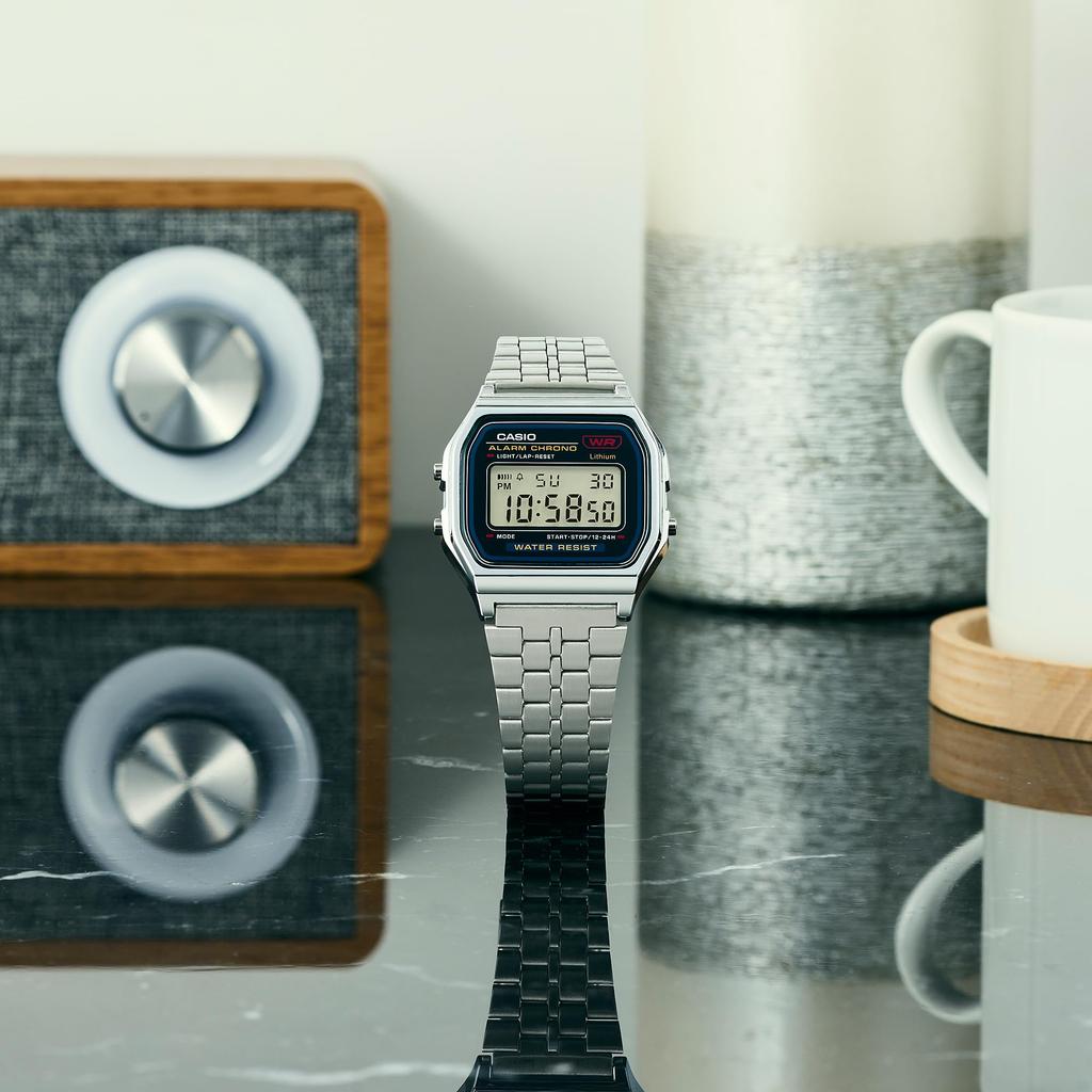 Casio Collection Watch, Made in Japan, Silver, A159WA-N1JH, Made in Japan, Authentic Japanese Product, Men's