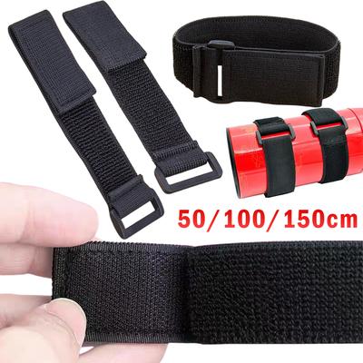 1/1.5M Reusable Nylon Hook Loop Cable Ties Self Adhesive Fastening Strap Elastic Band Cable Management Cord Wrap Arm Leg Strap