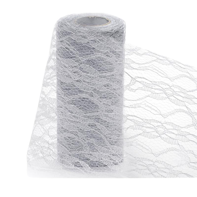 Sheer Tulle Roll For Wedding Party Table Runner Decors Portable Polyester Meshes Fabric DIY Craft Decoration