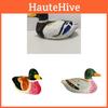 Hand Painted Wooden Duck Decor For Garden And Public Space Enhancement