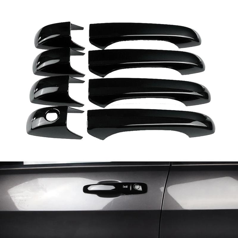 Fit for Chrysler Town And Country Voyager 2008~2016 Gloss Black Door Handle Cover Creative Stickers Trim Car Accessories Gadget