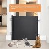 Retractable Pet Gate Screen Door-Stair Gates For Dog Cat Portable Dog Gates With Reinforced Strip Design To Prevent Crawling