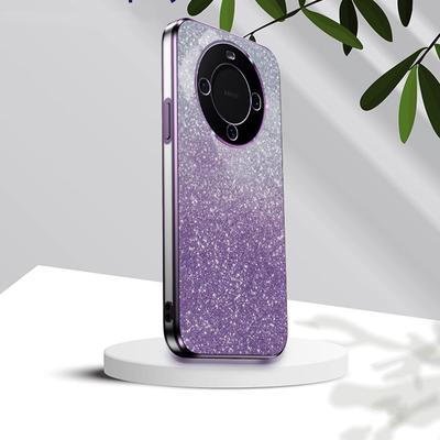 Luksusowe etui z brokatem gradientowym na Huawei P30 P60 P50 P40 Lite PM Mate 60 50 40 30 Pro Y6P Y7A Y7 Silikonowa tylna obudowa