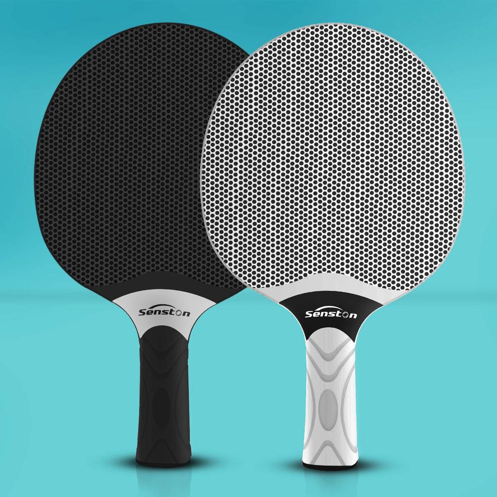 Senston Table Tennis Set Home Composite Rubber Perfect for - Rackets, Beginners!