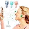 Hand Pressure Fan Without Battery Cooling Cartoon Summer Mini Fans Small Manual Household Children Kids 3 Colors