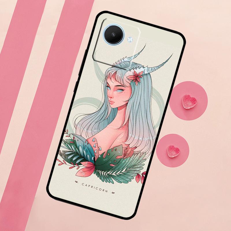 Horoscope Girl Scorpio Taurus Virgo For Realme 15 Pro 10 11 12 13 14 Pro Plus GT7 C67 C65 C63 C61 C55 C53 C51 C35 C71 C75 Case