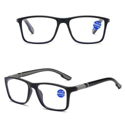 Blue Ray Blocking Anti-Blue Light Reading Glasses Ultralight Eye Protection Hyperopia Glasses Sports PC Square Eyeglasses