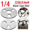 1/4 7/10.5 Inch Aluminum Alloy Blank Tape Reel  3 Holes for Reel To Reel Tape Recorder Replacement Opening Machine Accessories