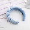 Retro Puffy Hair Band Sponge Headbands for Women Velvet Cloth Padded Girls Makeup Hairband Beauty Fashion Hairband Accessories