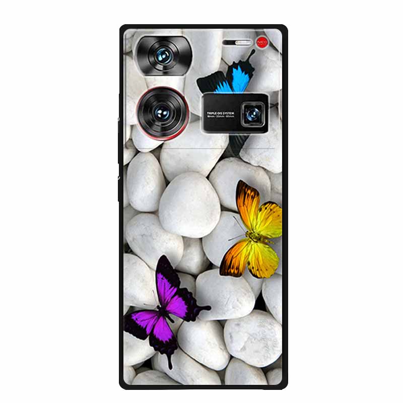 For ZTE Nubia Z60 Ultra Case Animals Soft Silicone TPU Cover Phone Cases For ZTE Nubia Z60Ultra 5G Protective Cool Wolf Coque