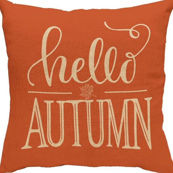 Harvest Autumn New Maple Leaf Pumpkin Pillow Case Home Bedroom Sofa Printed Cushion