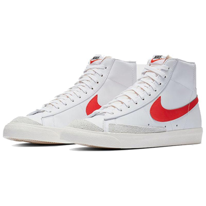 Nike Blazer Mid 77 Vintage Habanero Red Sneakers Skateboard Shoes BQ6806-600