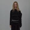 LCDC™ Layered Detail Jersey Top (Black)