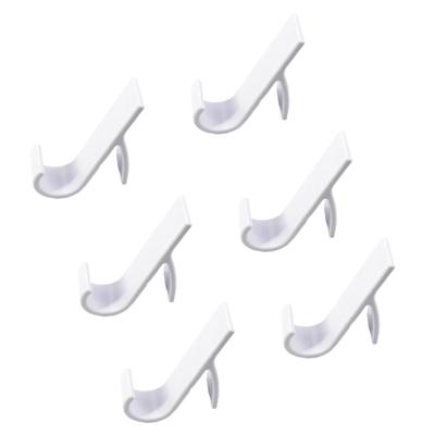 6pieces Exquisite Craft And Smooth Line No Drilling Required Hook For Heated Towel Radiator Clothes Hanger Holder
