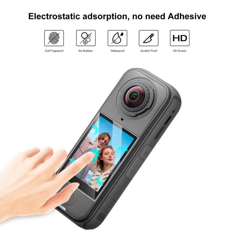 For Insta360 X4 Air PULUZ HD Screen Tempered Glass Film (Transparent)