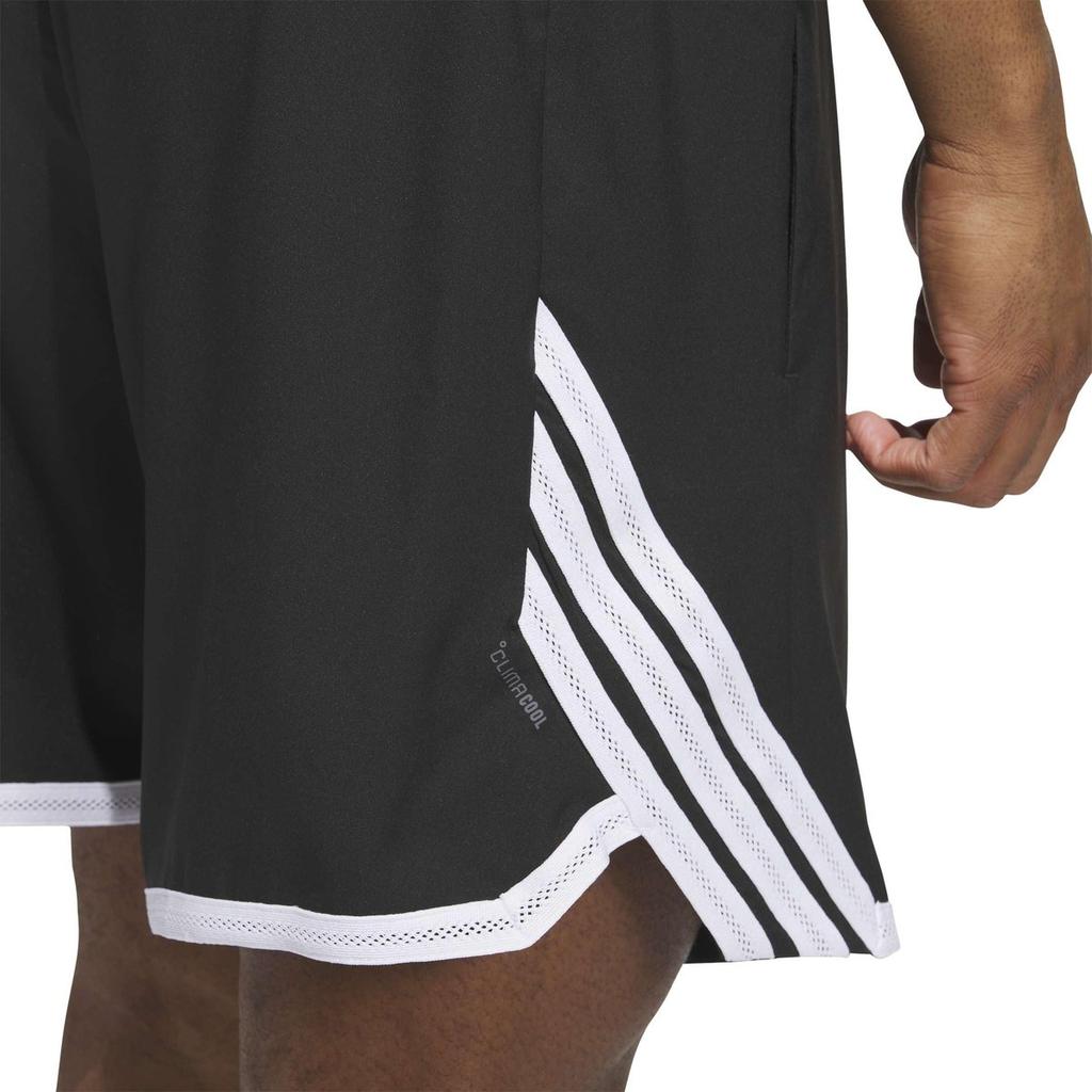 Adidas Men's CRAZYLITE Shorts VS497 Black KV9676 Size L 7-Inch Basketball Shorts