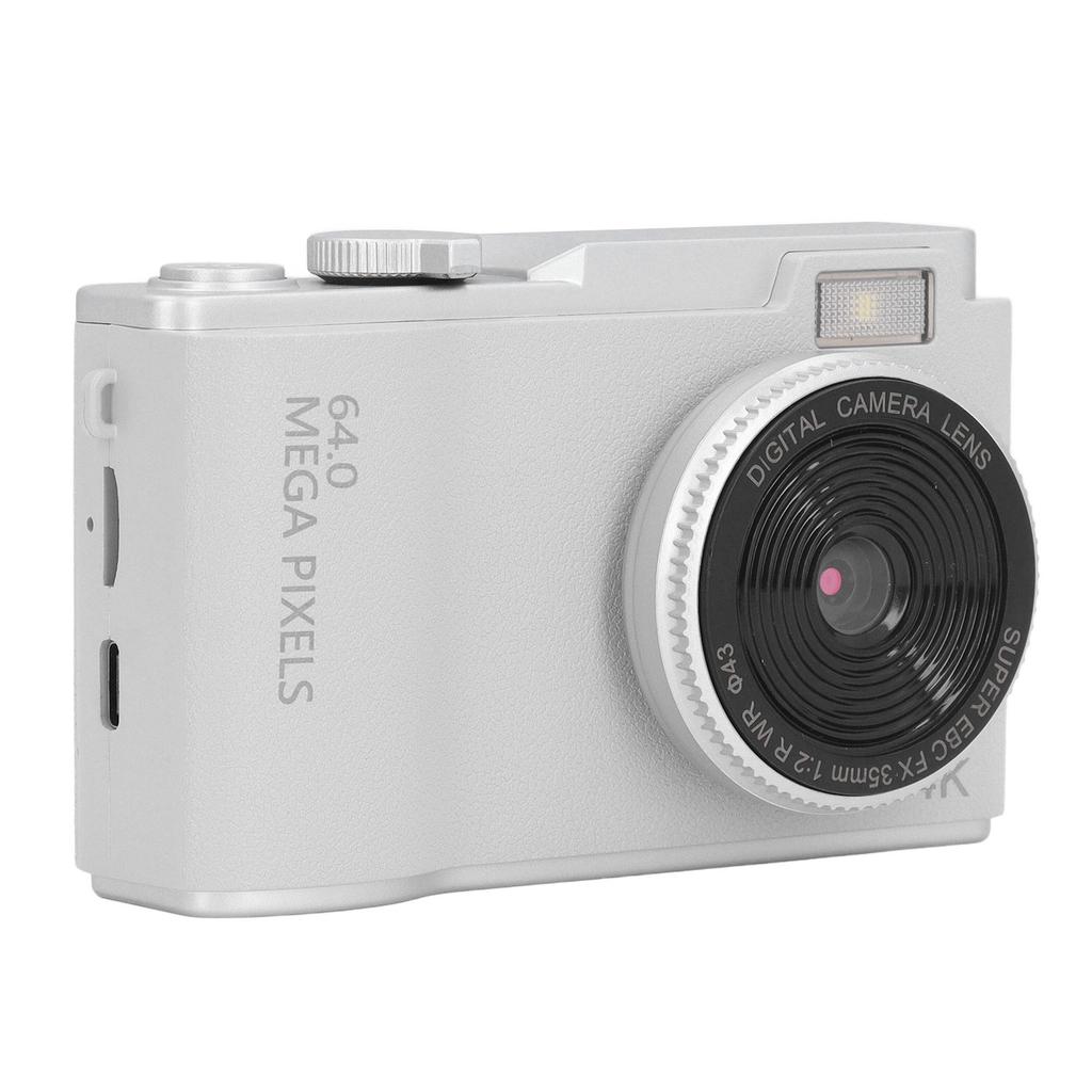 Digital Camera 48MP 1080P 2.4 Inch Screen 16x Zoom Prevent Shaking Portable Compact Selfie Camera for Travel