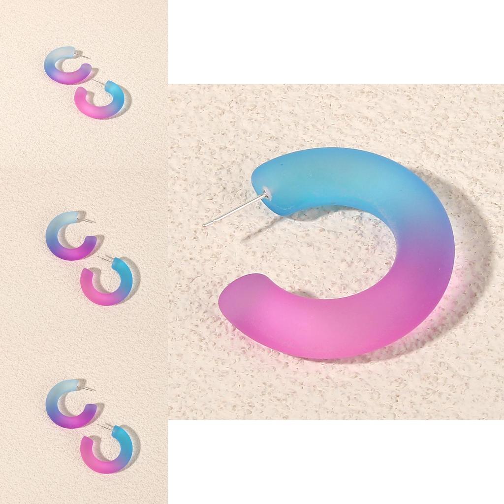 Womens Acrylic Geometric Earrings With Colorful Illusion For Wedding Birthday And Event Decor