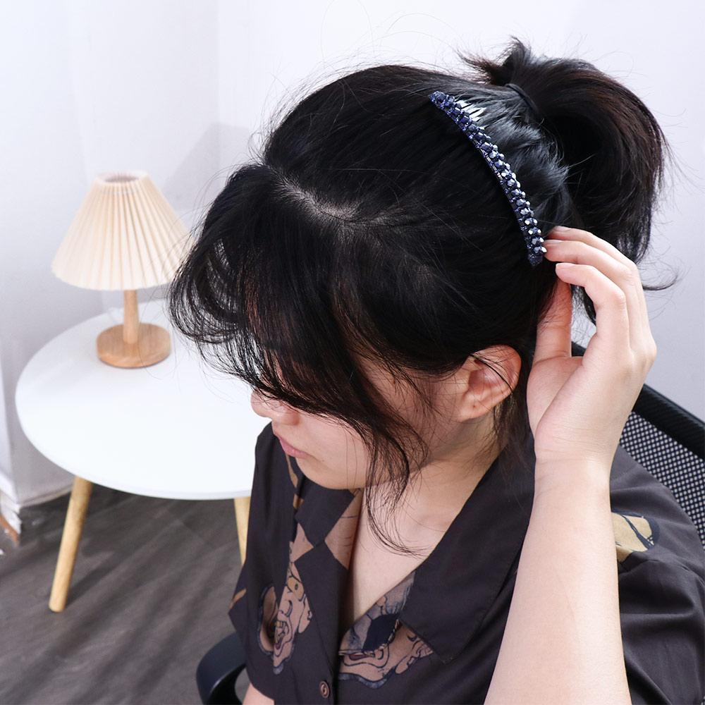 Pro dívky Čelenka Kamínky Ženy Hřeben do vlasů Korejské Barrettes Dívčí ofina Křišťálové spony do vlasů