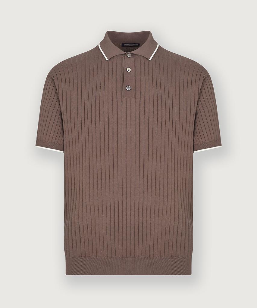THEKNITCOMPANY (M) Orea Ribbed Polo Knit 3 Colors