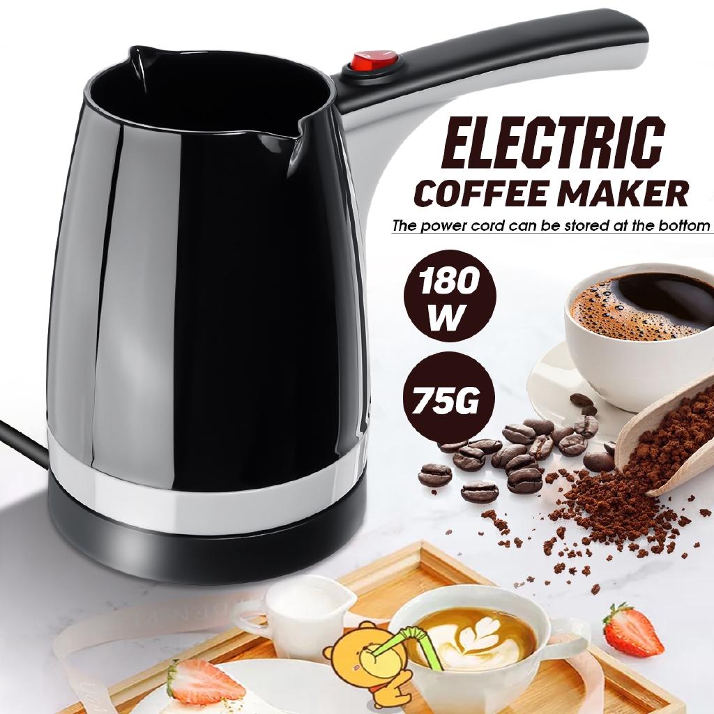 Coffee Pot Electric Turkish Coffee Maker Turkish Style High Capacity Quick Heat Tea/Milk Making Machine Household 1000W