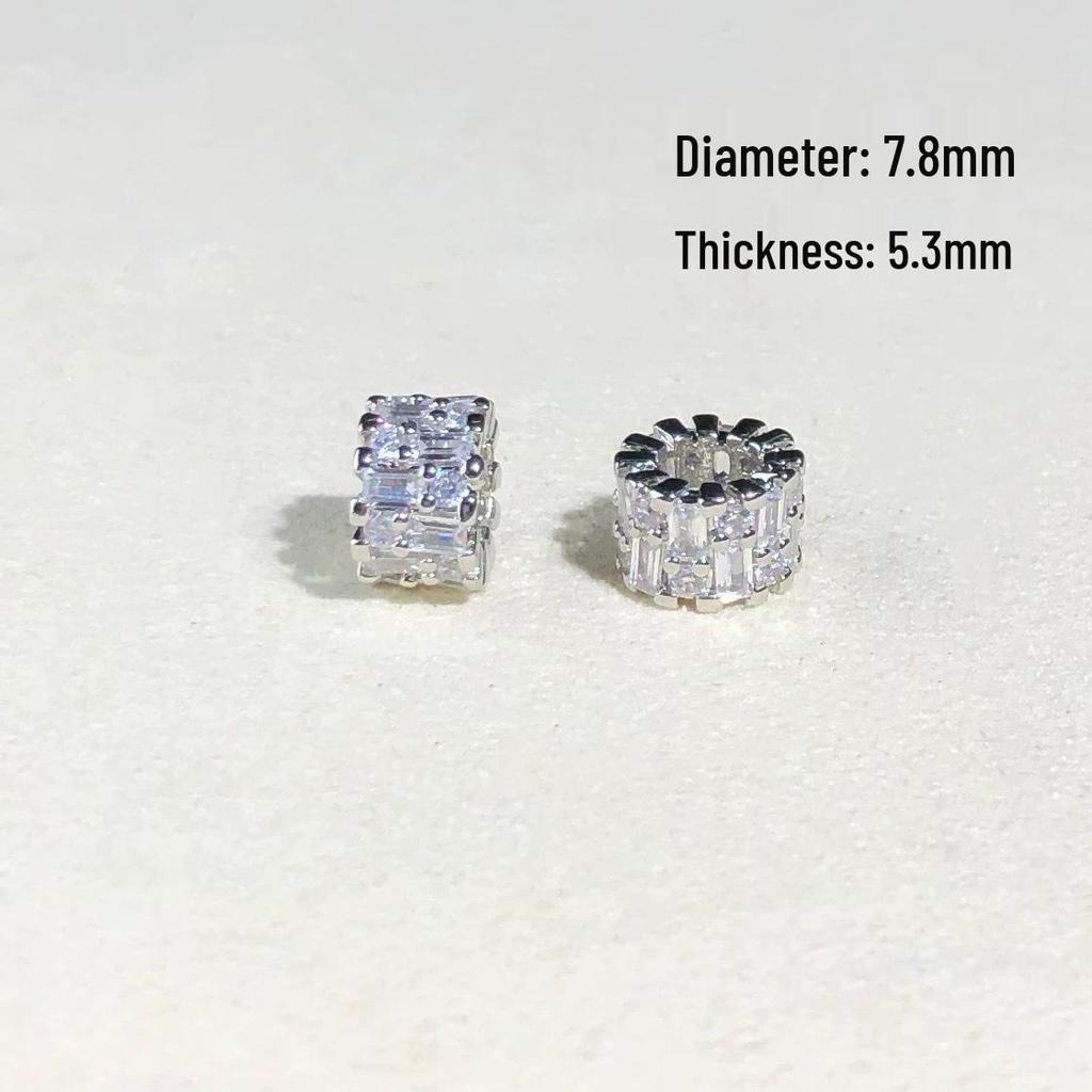 14k Gold-Plated Color-Preserving Crystal Spacer Beads for DIY Bracelets and Necklaces