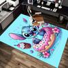 1pc. Cute Stitch on Donut Outdoor Rug - Fun Home Decor Carpet for Room, Office Chair Mat, Gift Ideaz0410126