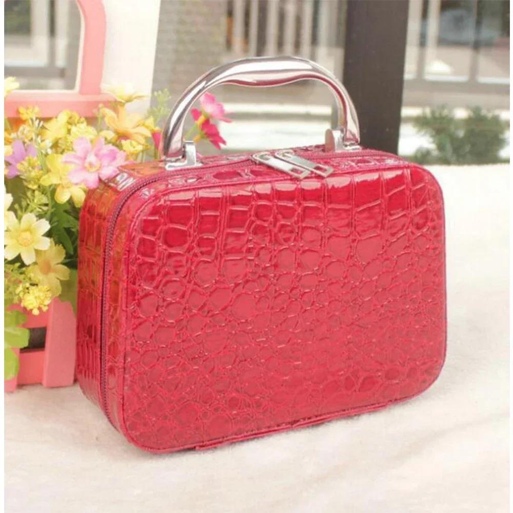 

Korean Fashion Handle Women s Cosmetic Bag Travel Makeup Bags for Cosmetics Storage Organization Make Up Bag Storage Boxes 2022