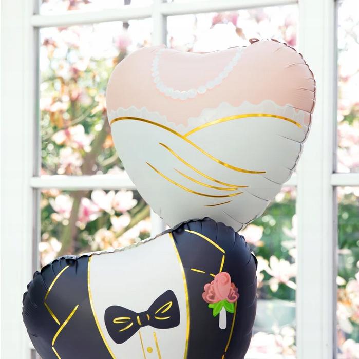 Balon Foliowy Serce Panna Młoda Ślub Wesele Rocznica Wieczór Panieński 45Cm