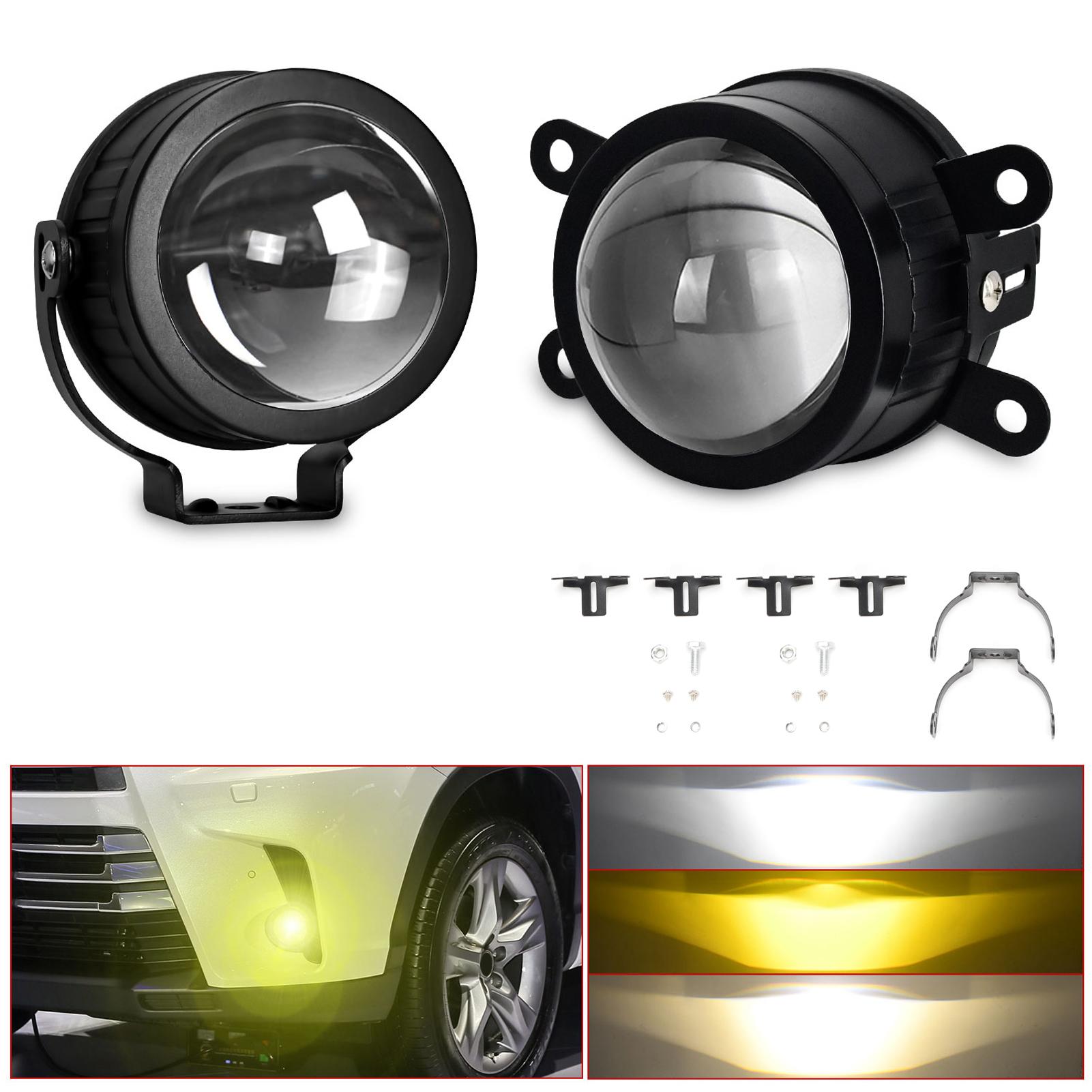 

3 Inch LED Fog Lights, IP67 Car Fog Lights with Universal U Bracket, Off Road Driving Lights for Vehicles