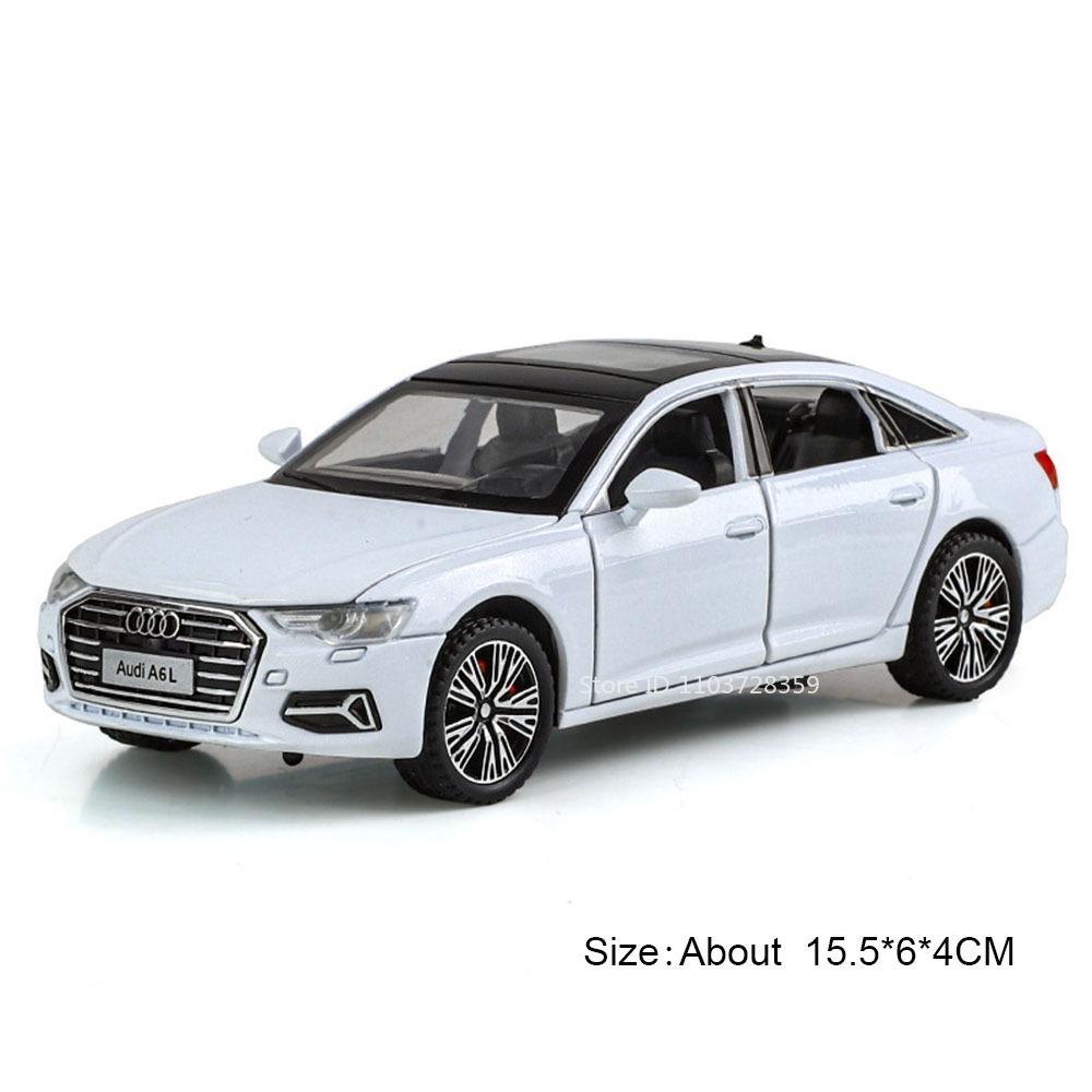 1:32 Scale Rs7 A6L Model Toy Cars Metal Diecast Doors Opened Pull Back Exquisite Interior Decoratio Vehicles For Friends Gifts