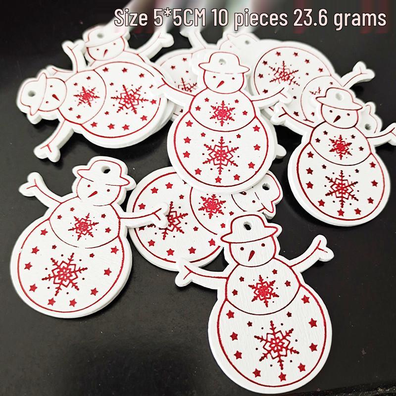 DIY Wooden Christmas Ornaments: Snowflake, Heart, and Star Pendants
