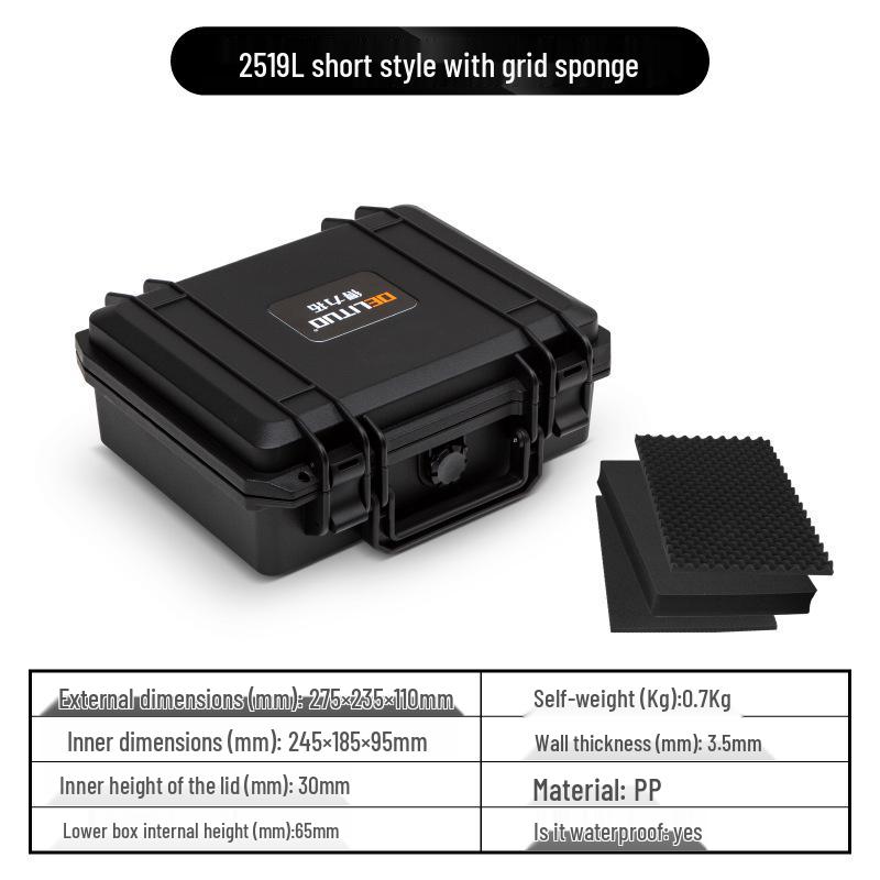 קופסת הגנה מפלסטיק עמידה למים ועמידה בפני זעזועים למצלמה וציוד