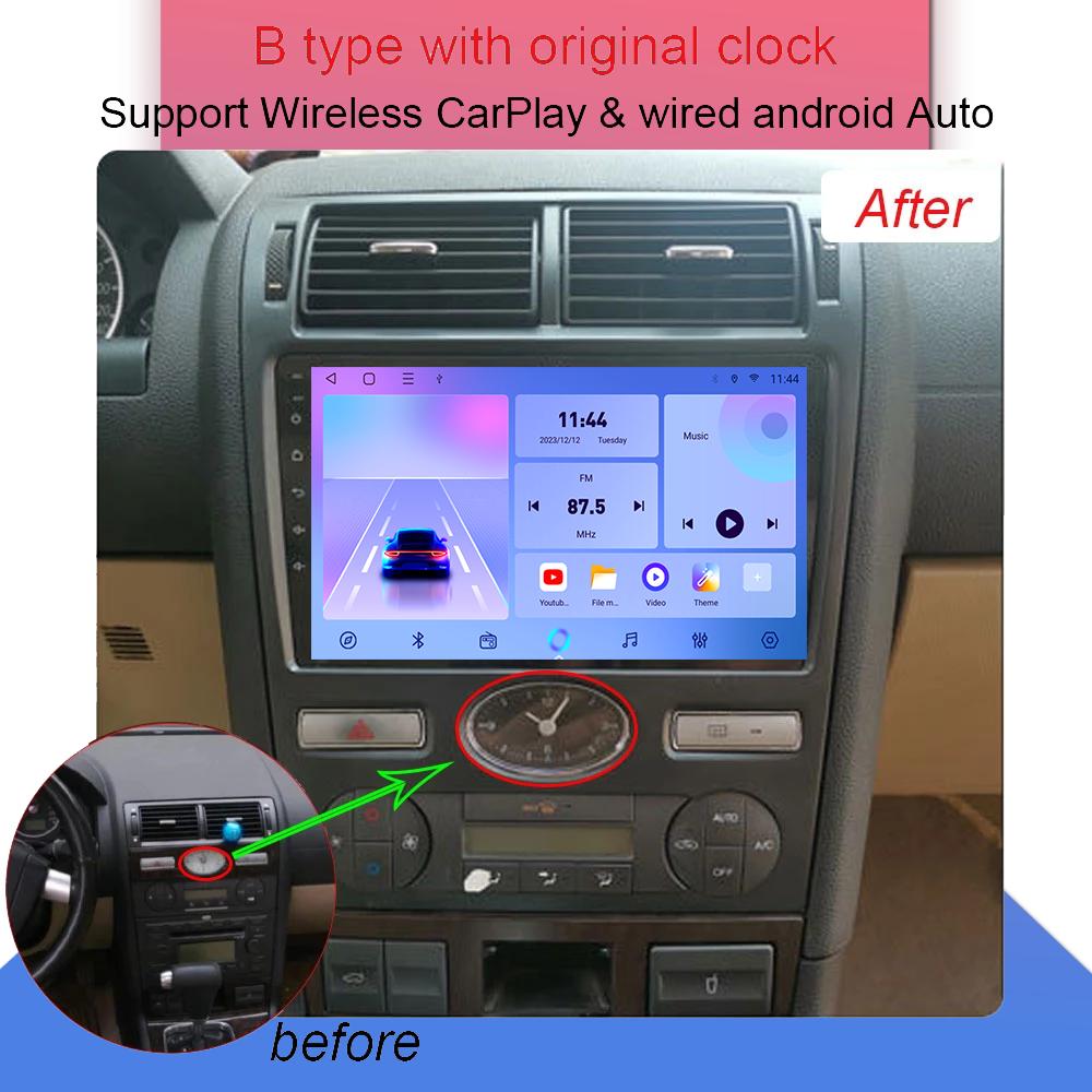 Car Radio Android Auto Carplay For Ford Mondeo 3 2004-2007 Multimedia Player Head Unit Stereo GPS Navigation BT WIFI 1+16GB